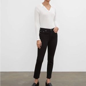 Club Monaco High-Rise Black Skinny Jeans